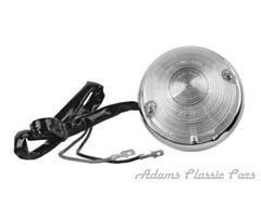 55-57 PARKING LAMP ASSY CLEAR 12V 55-57