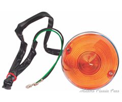 55-57 PARKING LAMP ASSY AMBER 12V 55-57