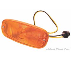 58-59 PARKING LAMP ASSY AMBER 58-59