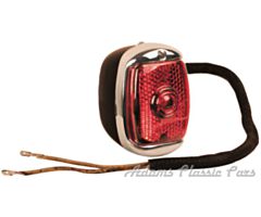 40-53 TAIL LAMP RH 40-53 BLACK W/CHROME