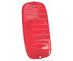 60-66 TAIL LAMP LENS RED PLASTIC 60-66