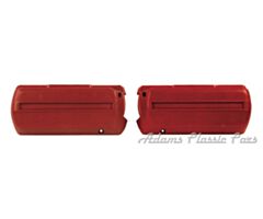 68-72 ARM REST BASE RED PAIR 68-69