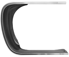 67-68 HEADLAMP BEZEL RH 67-68 RS