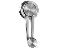 59-64 WINDOW CRANK CHROME KNOB DOUBLE ARM