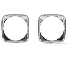 71-71 HEADLAMP BEZEL 1971  **PAIR**