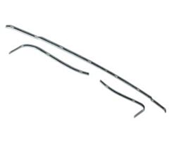 67-68 Convertible Top Rear Tack Strip Set