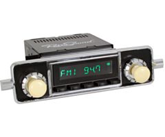 RetroSound Radio, 58-67 VW Ghia Trim Zwart met Ivoor