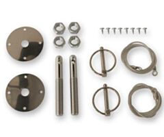 64-73 Hood Pin Kit, DeLuxe