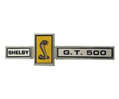 67 GT 500 Grille, Dash and Deck Lid Emblem