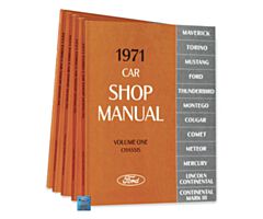 71 Workshop Manual (5 piece set)