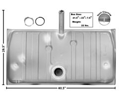 71-73 GAS TANK 71/3 W/VENT PIPE 18 GAL.