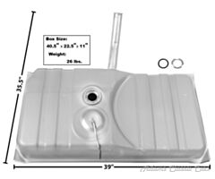 75-79 GAS TANK 75-79 W/NECK 21 GAL.