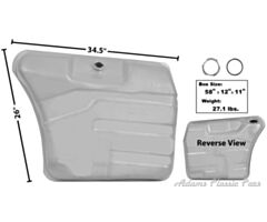 67-70 GAS TANK 67-70 22 GAL. W/O E.E.C