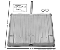 64-64 GAS TANK 1964 W/FILL NECK 20 GAL.