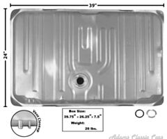 68-70 GAS TANK 1968-70 W/O FILL NECK