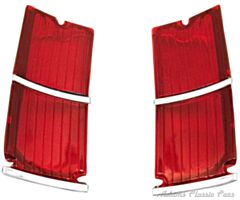 66-66 TAIL LAMP LENS 66 PAIR EL CAMINO