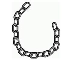 1931 Pickup Bed Tailgate Chain - For Wide Bed - 18 Links