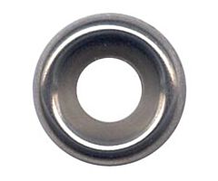 Onderleg ring - 1/4" - Nickel plated - Cup type (Op=Op)