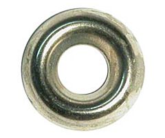 Onderleg ring #8 - Nickel plated - Cup type (Op=Op)