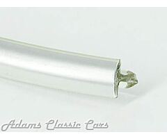 PVC chrome inlegpees, breed 7,5 mm, hoog 7,0 mm (Op=Op)