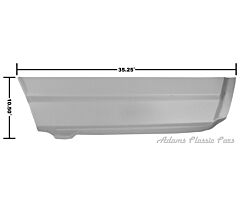 68-72 QUARTER LOWER REAR PATCH PANEL LH