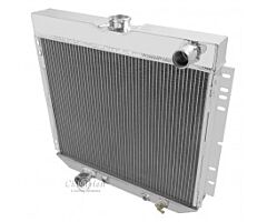 67-69 Radiateur, 3-Row, 200 6 cil., Aluminium