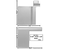 67-77 WHEELHOUSE FILL PLATES LH 67-77
