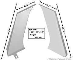 68-77 TANK FILLER GUARD 68-77 PAIR