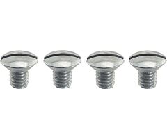 1928-1929 Windshield Stanchion screw set, Course thread, 4pcs