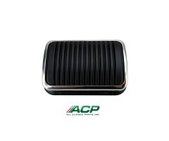 69-73 Clutch Pedal Pad w/ Stainless Steel Trim