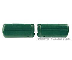 68-72 ARM REST BASE DARK GREEN PAIR 68-69