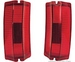 65-65 TAIL LAMP LENS 65 PAIR EL CAMINO