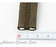 Lacing with double bead, 3/4", 18mm