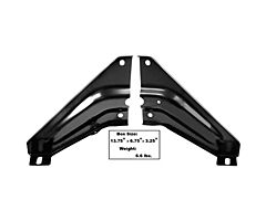 69-69 RADIATOR SUPPORT TO FENDER BRACKET