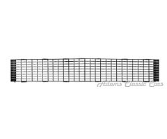 67-68 GRILLE 67/8 RS W/CHROME NO HEADLAMP