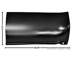 73-91 BED FRONT LOWER SECTION LH 73-91