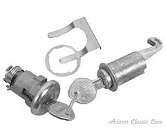 67-67 LOCK KIT GLOVEBOX & TRUNK ORIGINAL