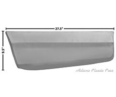 69-69 LOWER REAR QTR PATCH PANEL LH 69