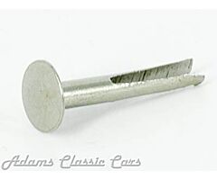 Rivet, Chrome, 18mm, Head 7,5mm
