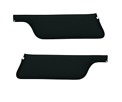 67-68 Sun Visors, CVT, Set, Black