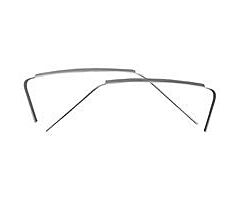 65-66 Drip Rails, FB, Pair