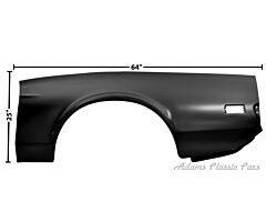 71-73 Quarter Panel Skin, Fastback, LH