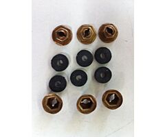 68 Quarter Panel Ornament Nuts (6 pcs)