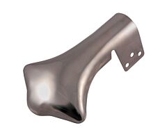 1928-1959 Exhaust Deflector, Stainless, Plain