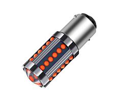 Lamp 1157, LED, Red, 2pcs