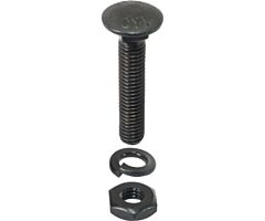 1928-1931 Headlight Bar Mounting Set, Black Oxide, 12 pcs