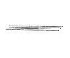 1930-1931 Hood Hinge Rod Set, SS, 3pcs