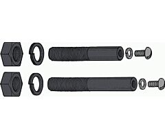 1930-1931 Splash Shield Mount Kit, 12pcs