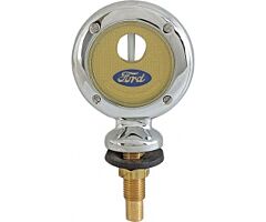 1928-1931 Moto-Meter, with Ford Logo, Plain, Chrome