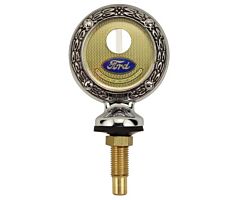 1928-1931 Moto-Meter, with Ford Logo, Wreath, Chrome